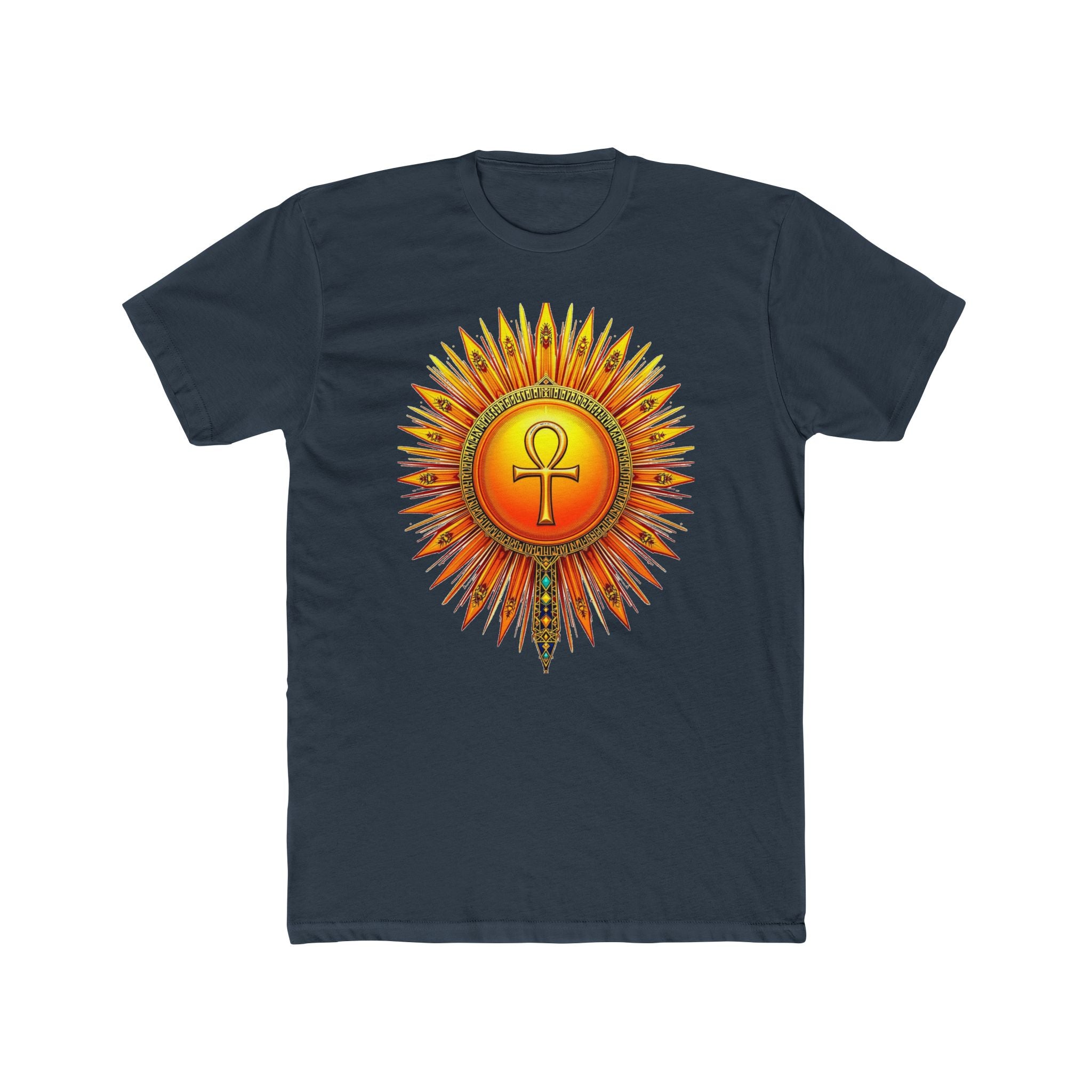 Sun Rays Ankh Colored - T-shirt