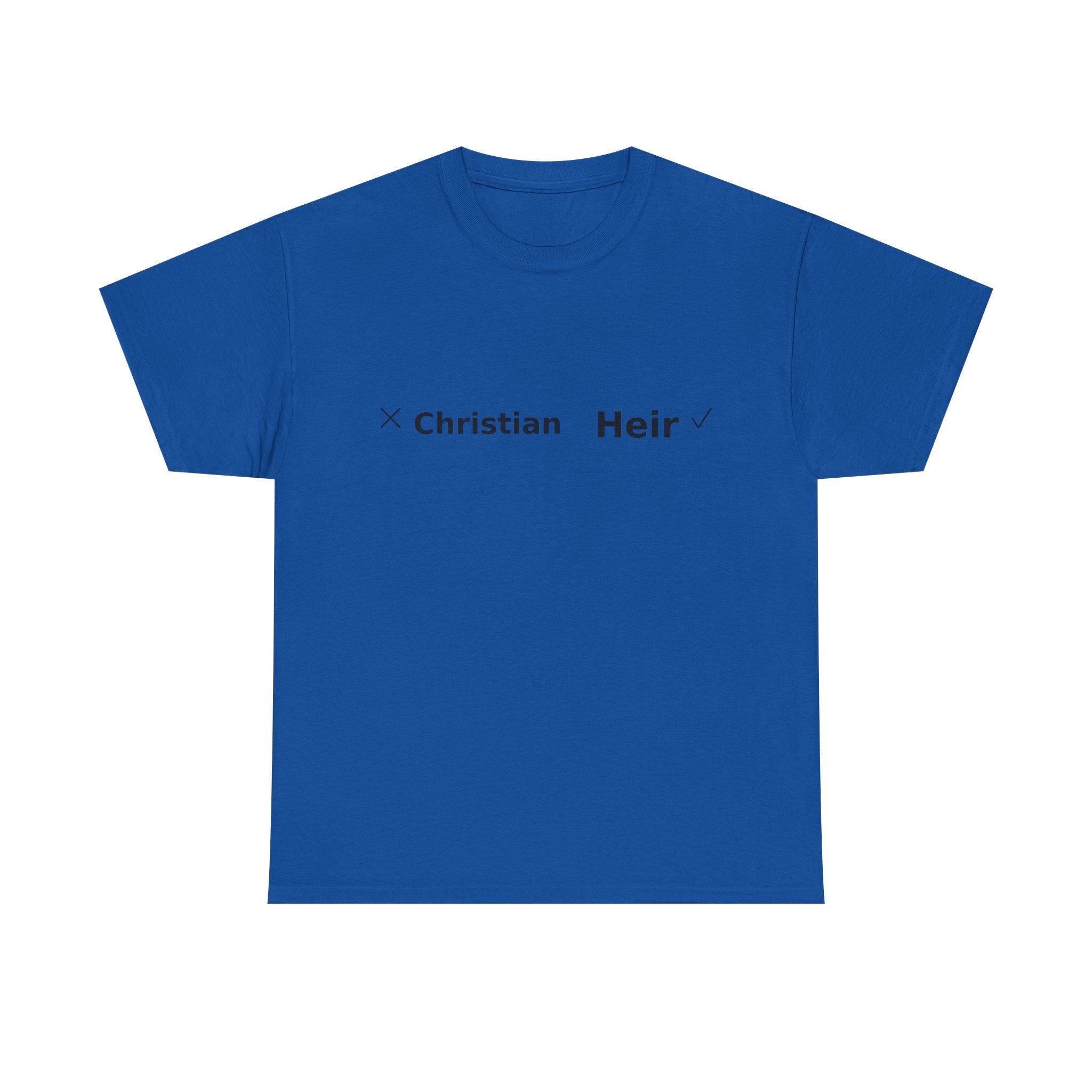 Christian Vs Heir - Visual Statement T-shirt