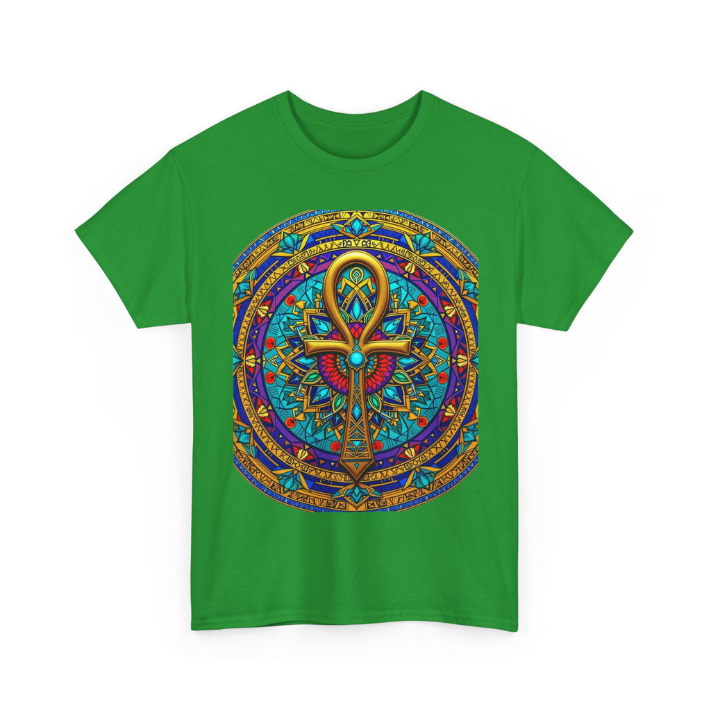Mandala Ankh COLORED - T-Shirt