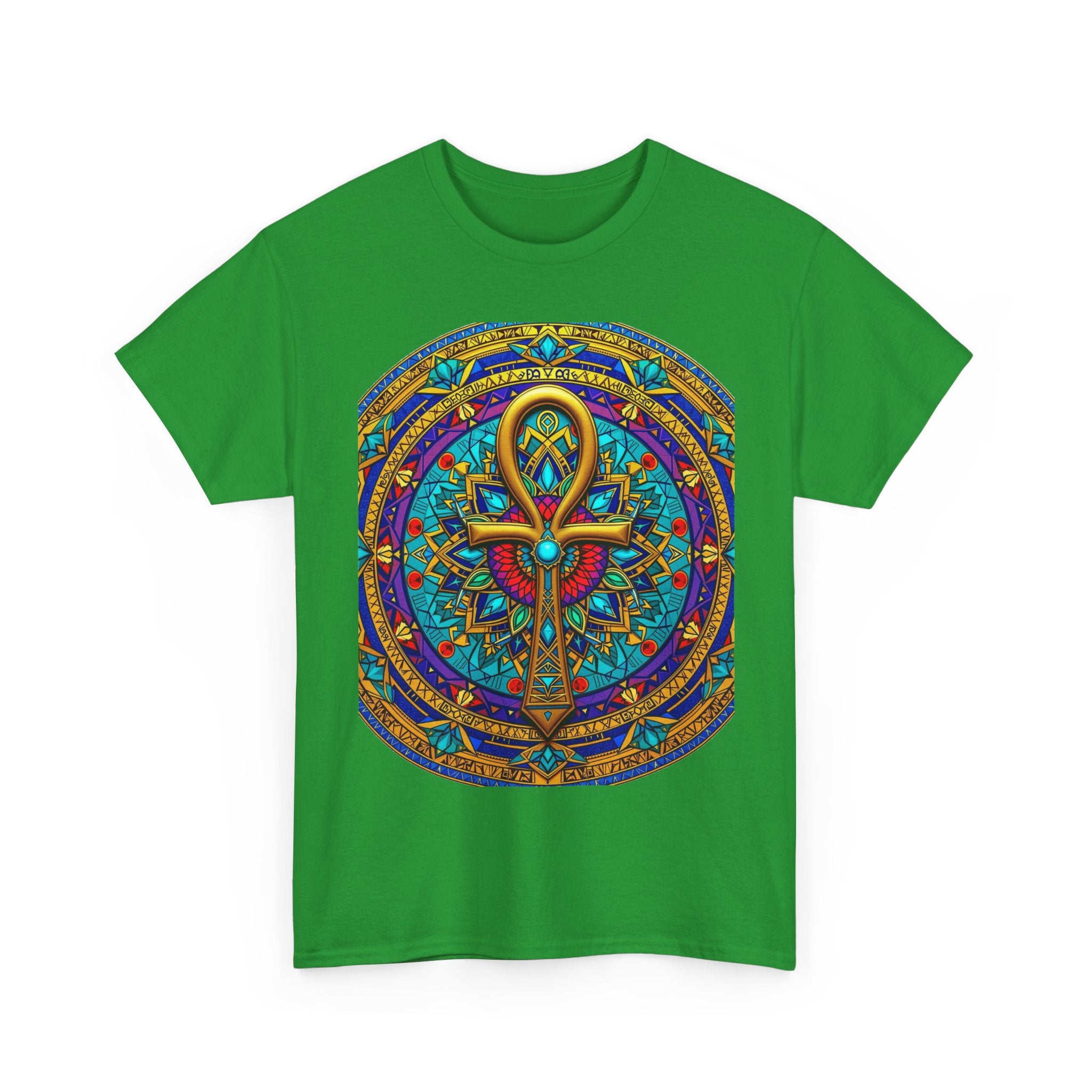 Mandala Ankh COLORED - T-Shirt