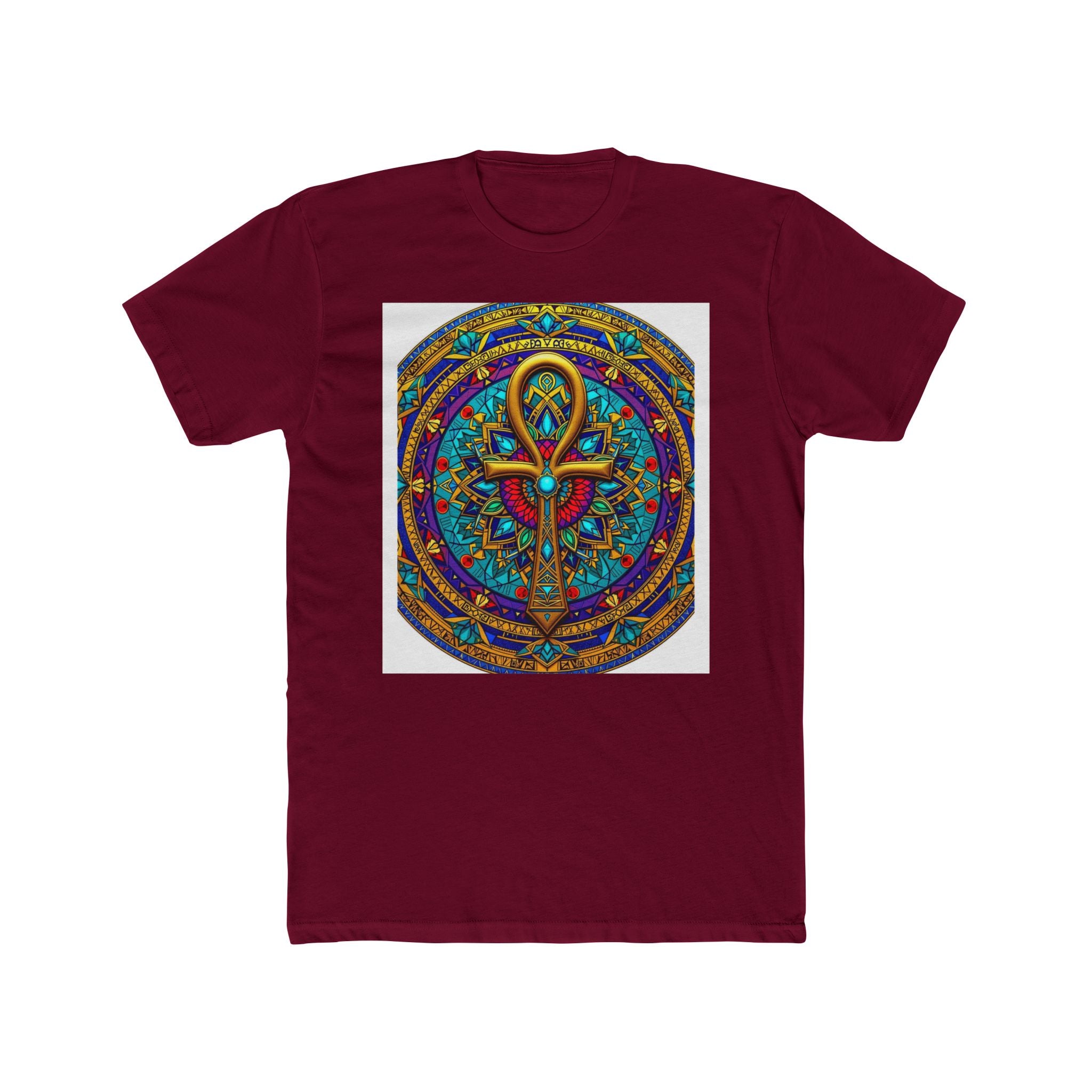 Mandala Ankh Colored - T-shirt