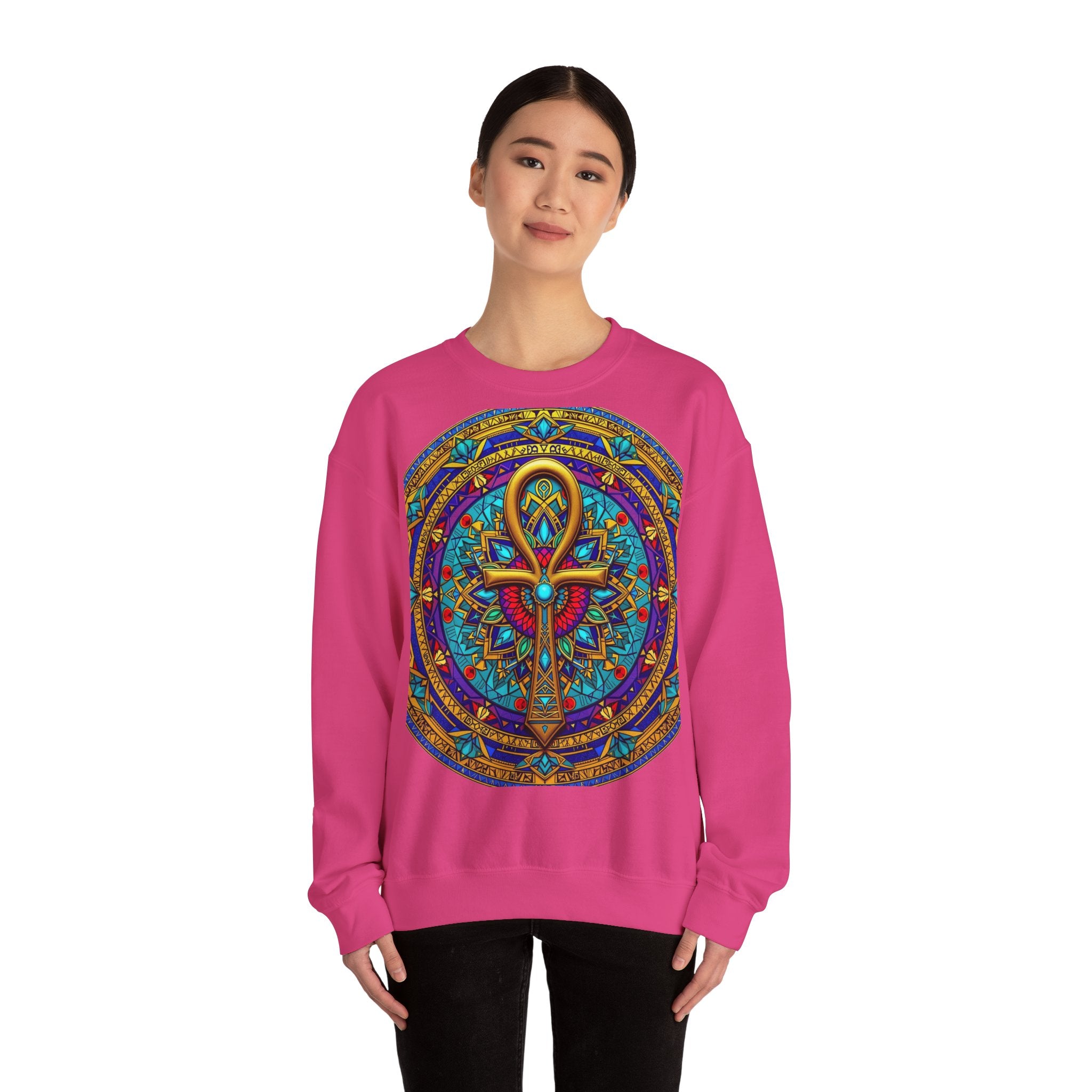 Mandala Ankh COLORED - Sweatshirt