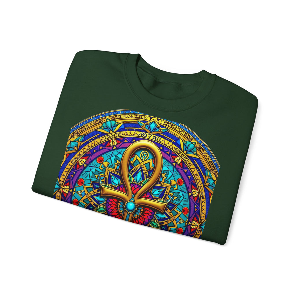 Mandala Ankh COLORED - Sweatshirt
