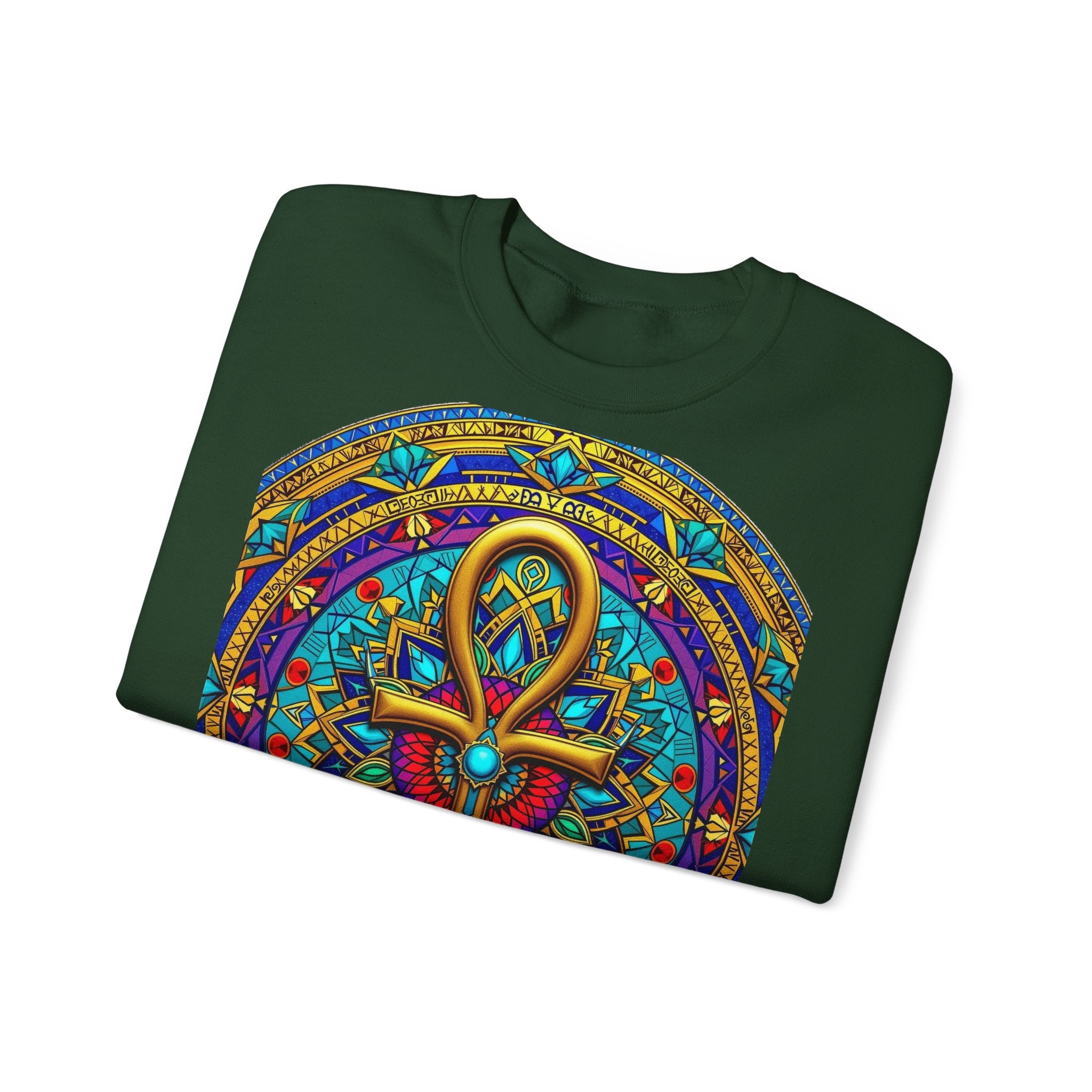 Mandala Ankh COLORED - Sweatshirt