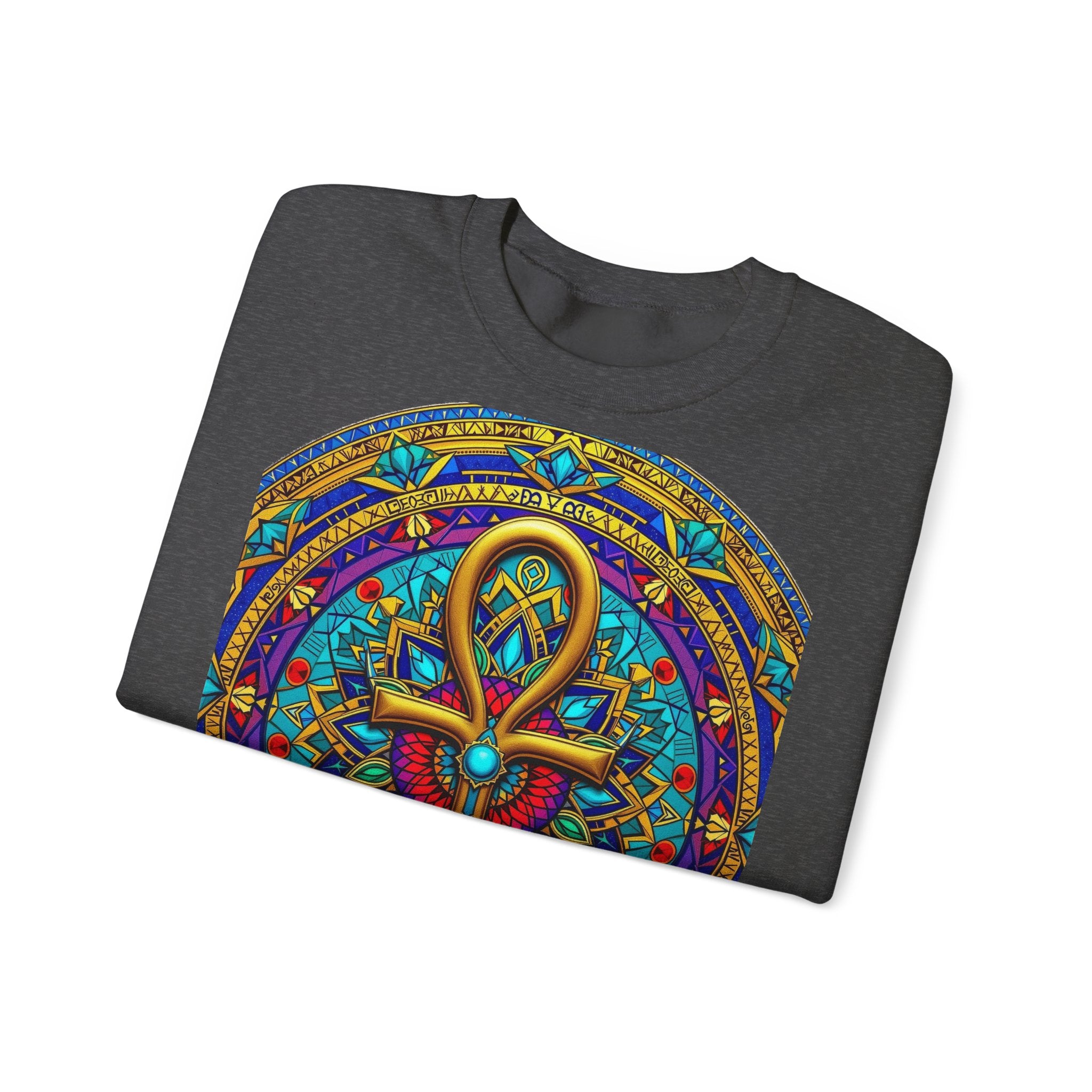 Mandala Ankh COLORED - Sweatshirt