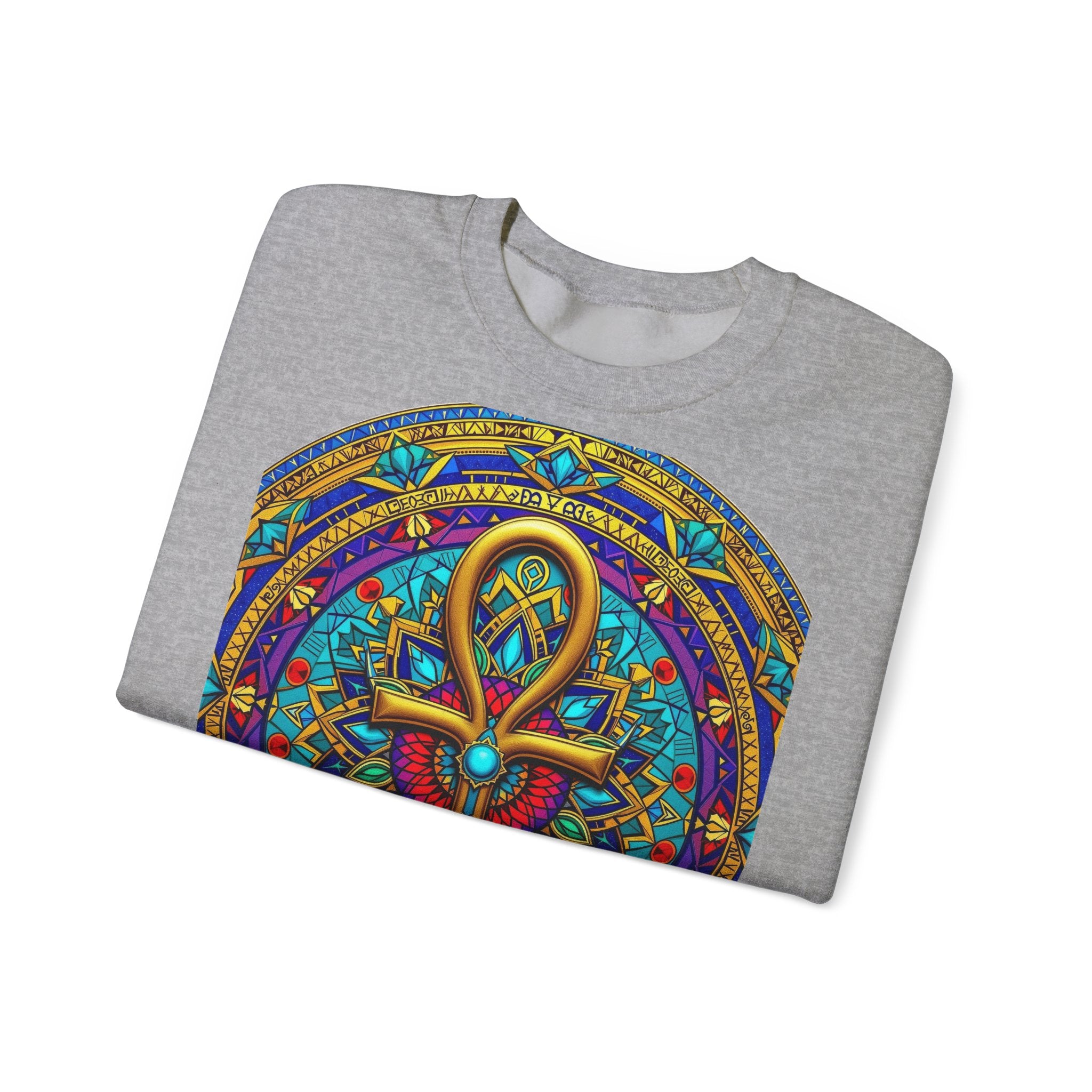 Mandala Ankh COLORED - Sweatshirt