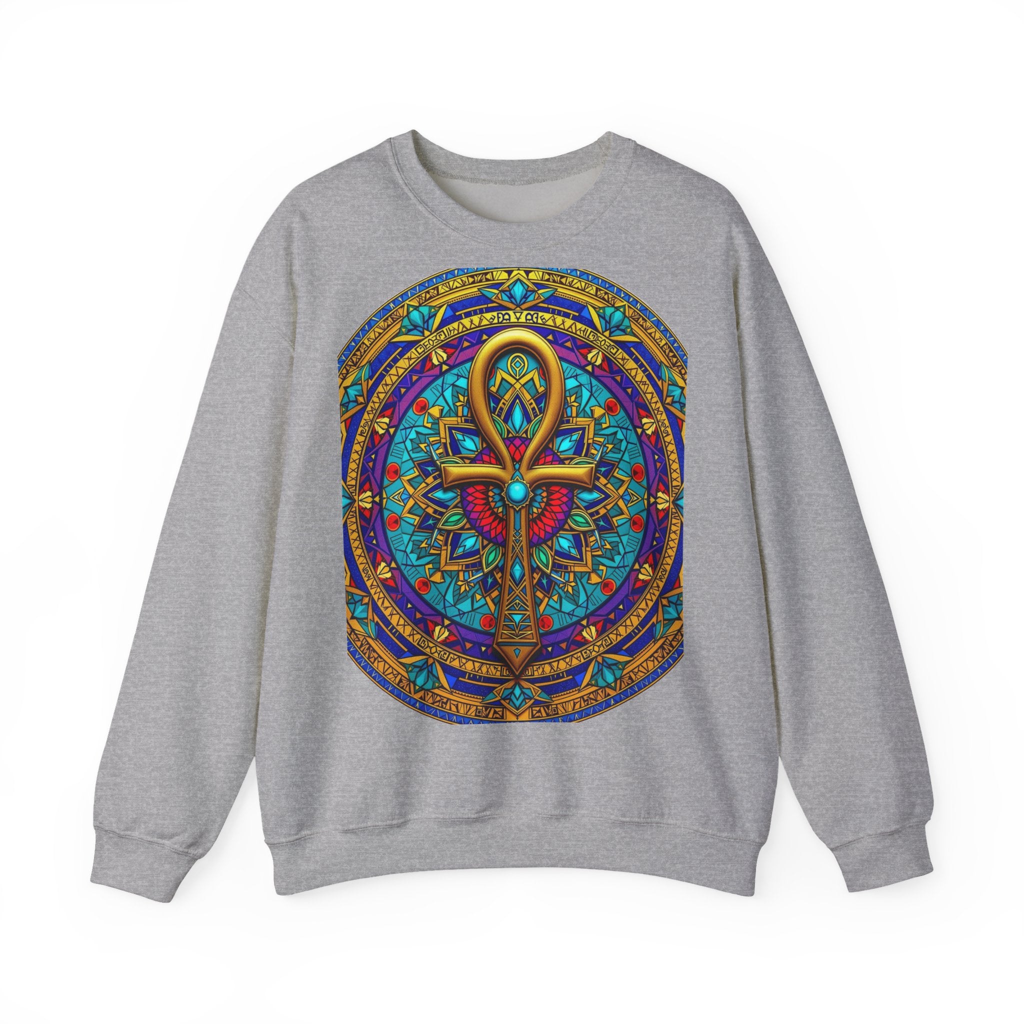 Mandala Ankh COLORED - Sweatshirt