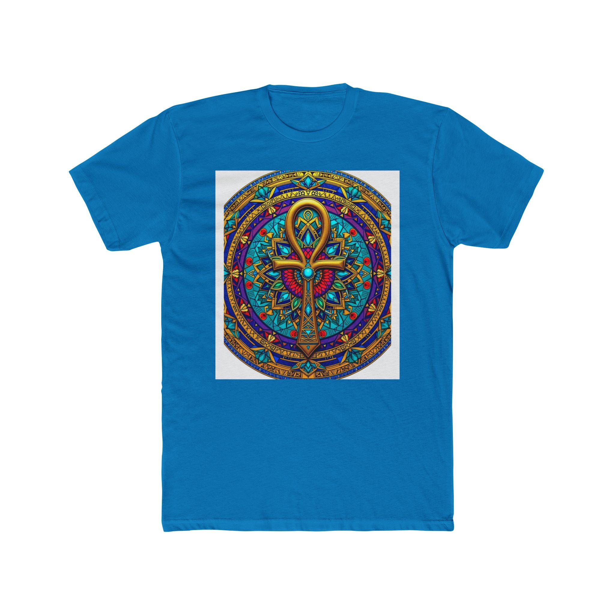 Mandala Ankh Colored - T-shirt