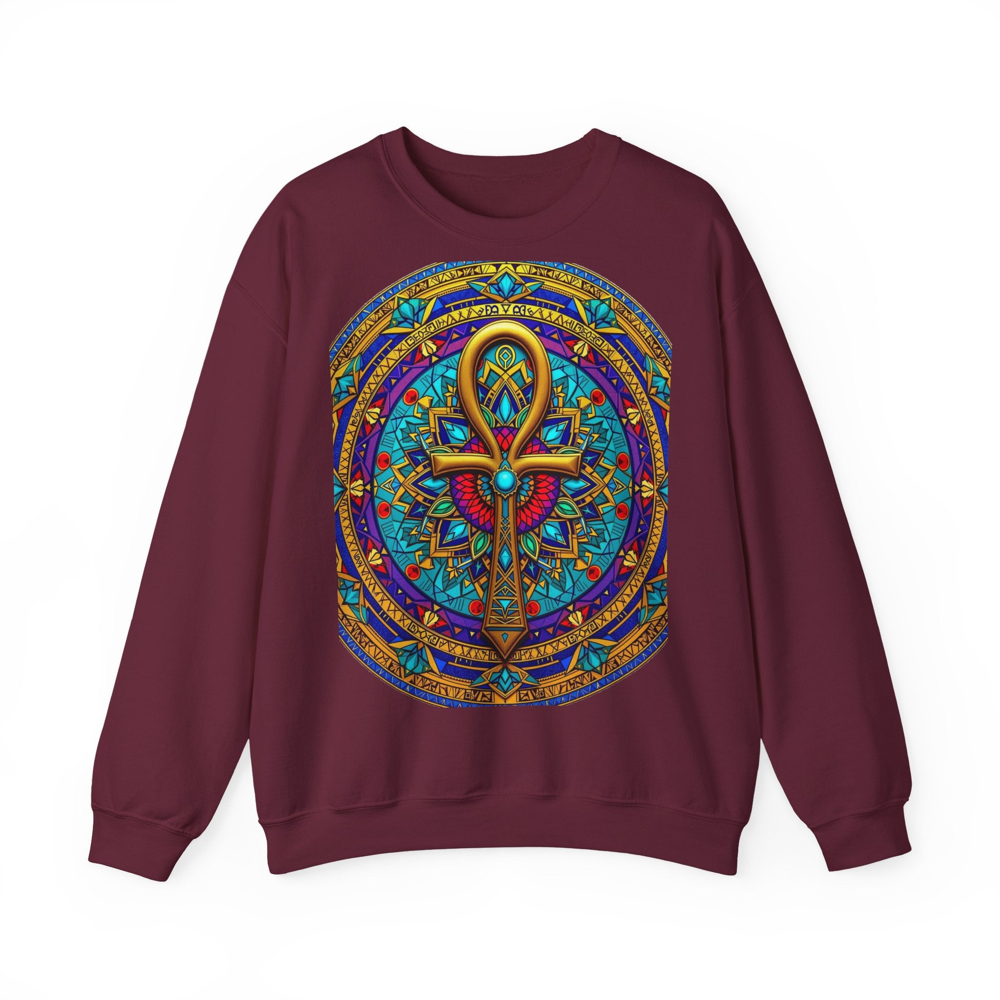 Mandala Ankh COLORED - Sweatshirt