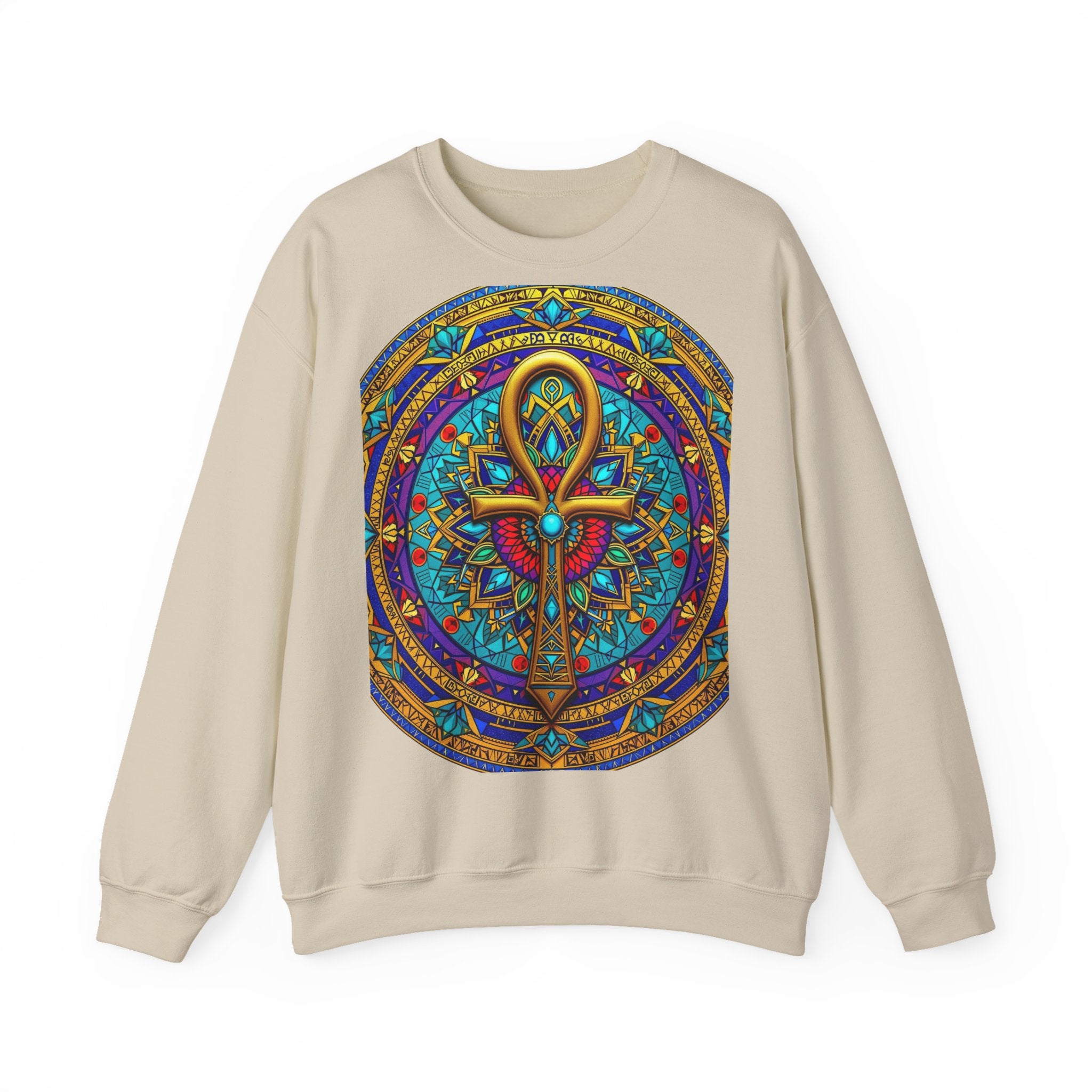 Mandala Ankh COLORED - Sweatshirt