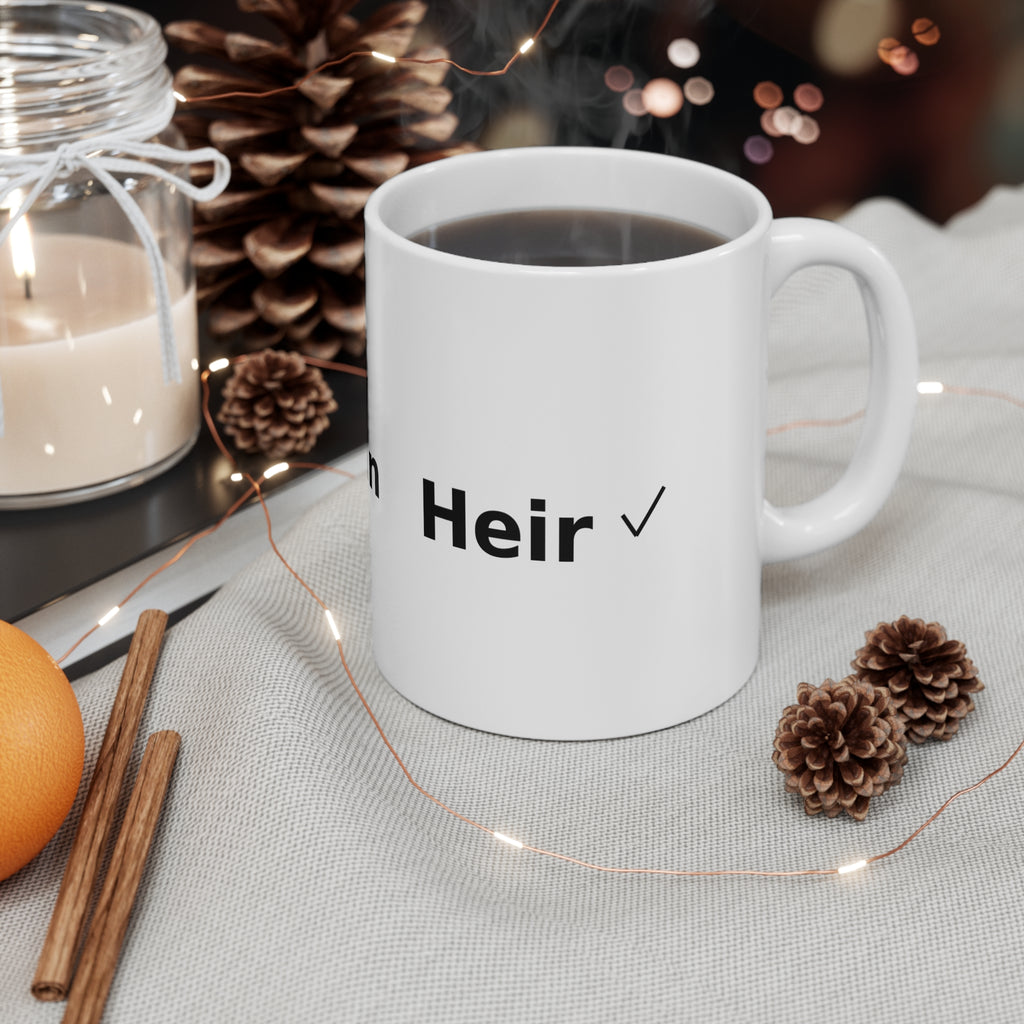 Christian Vs Heir - Visual Statement Mug