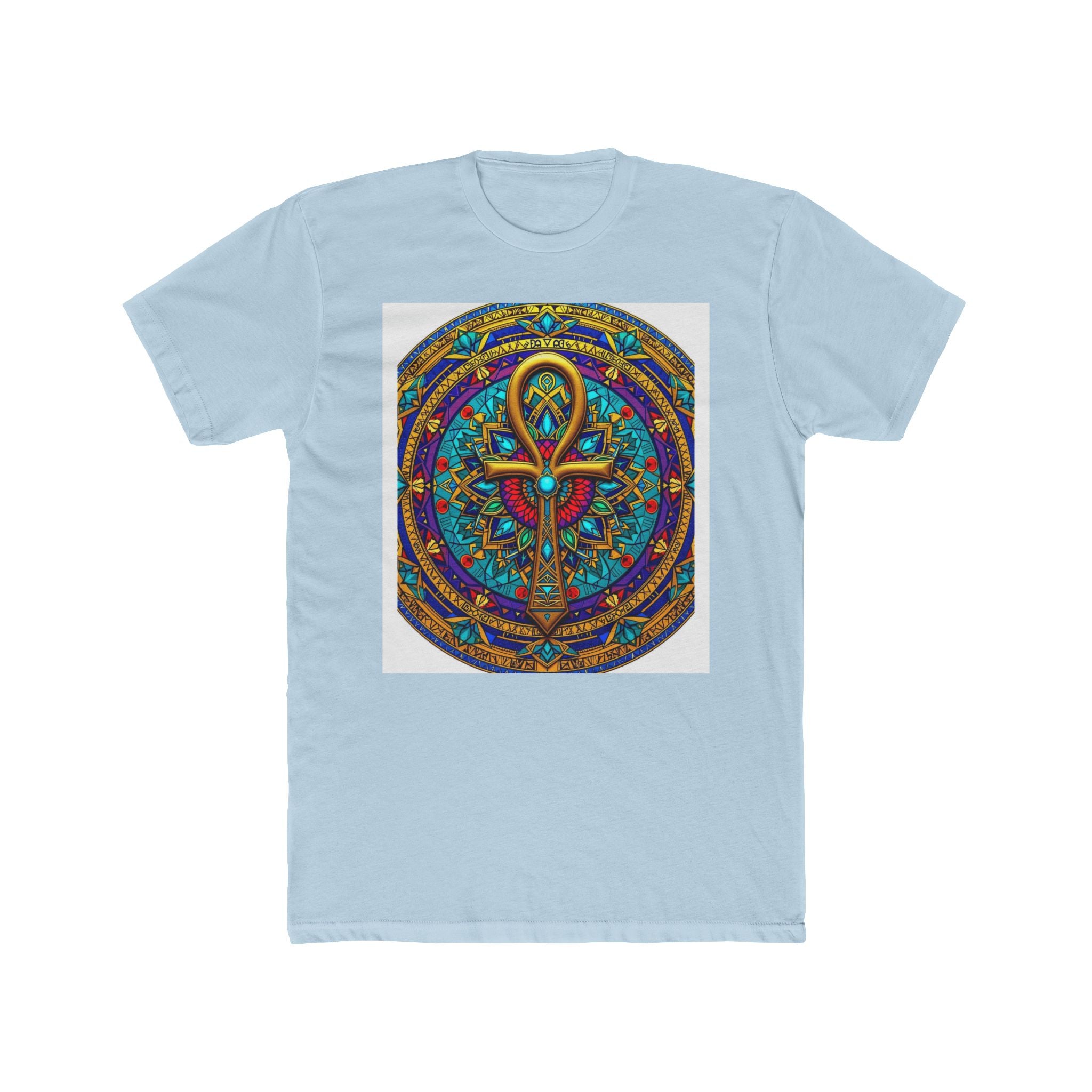 Mandala Ankh Colored - T-shirt