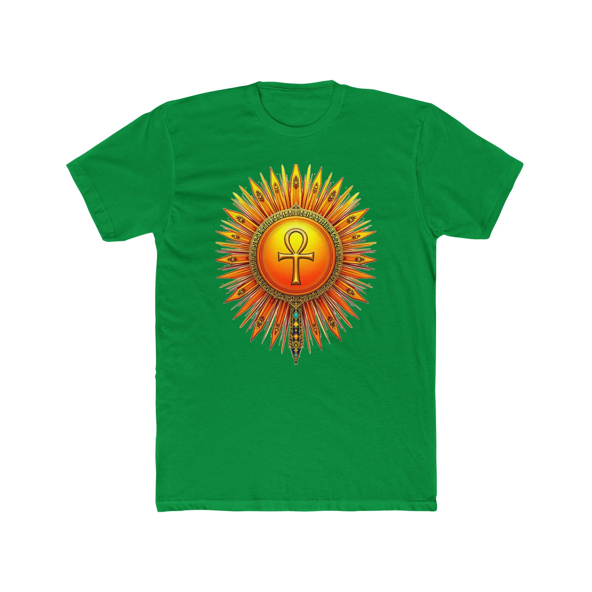 Sun Rays Ankh Colored - T-shirt