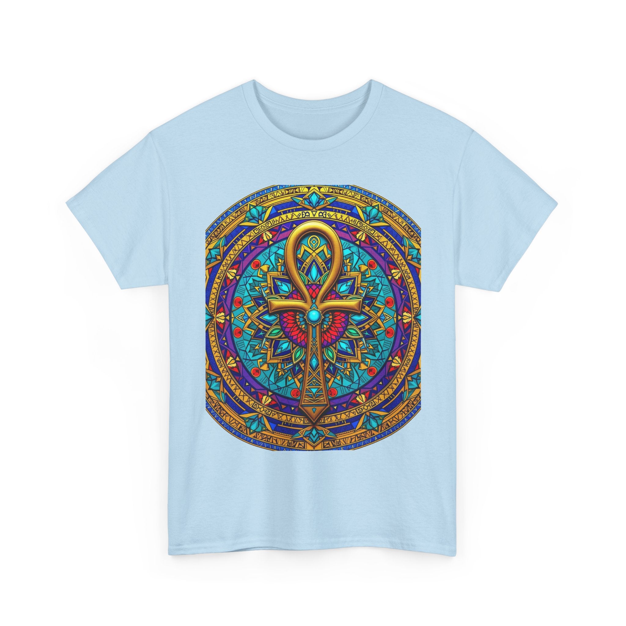 Mandala Ankh COLORED - T-Shirt