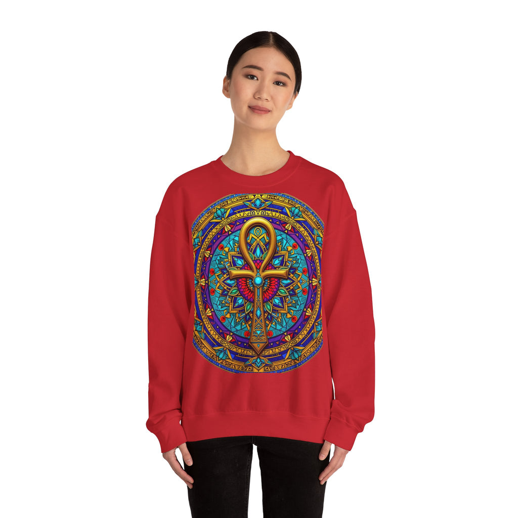 Mandala Ankh COLORED - Sweatshirt