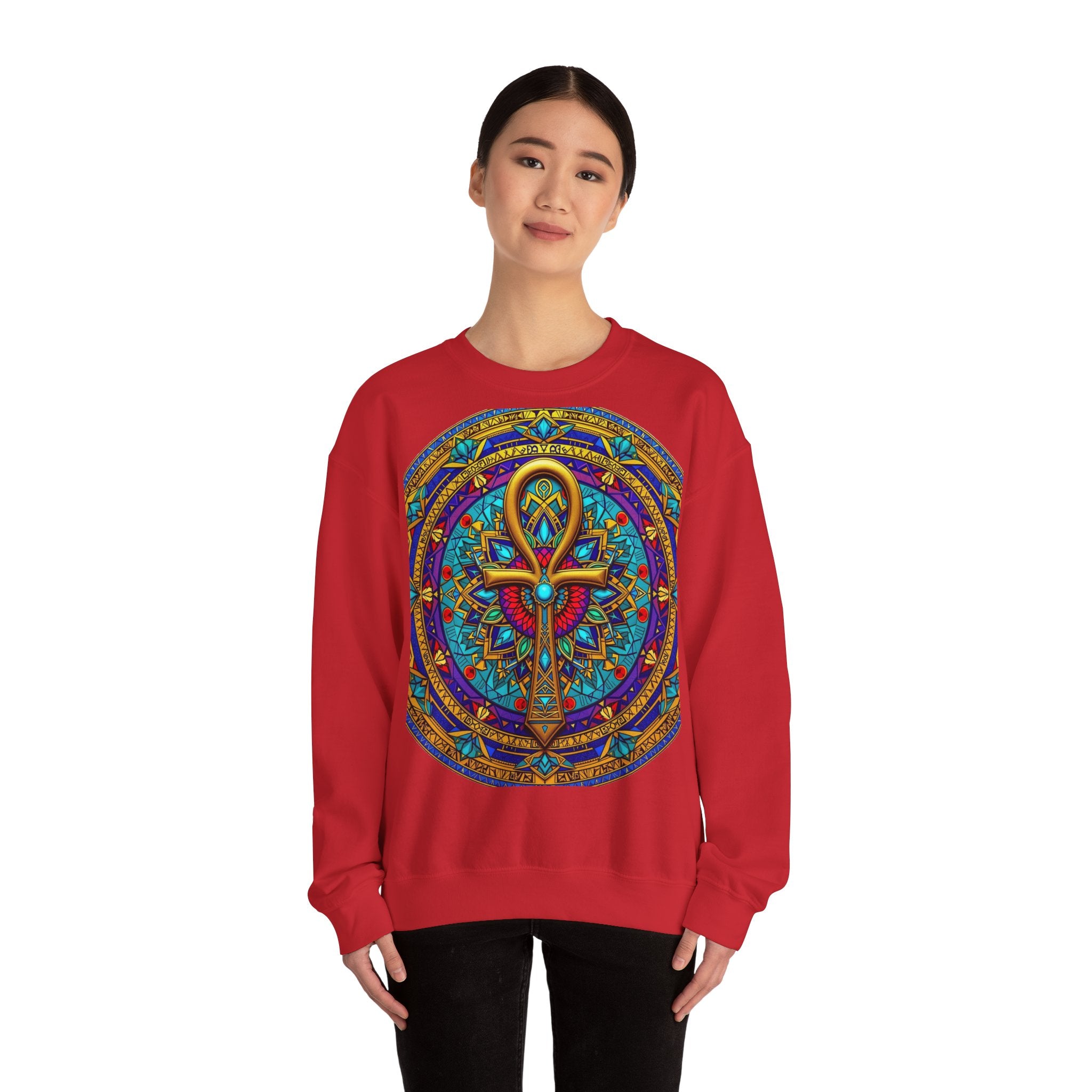 Mandala Ankh COLORED - Sweatshirt