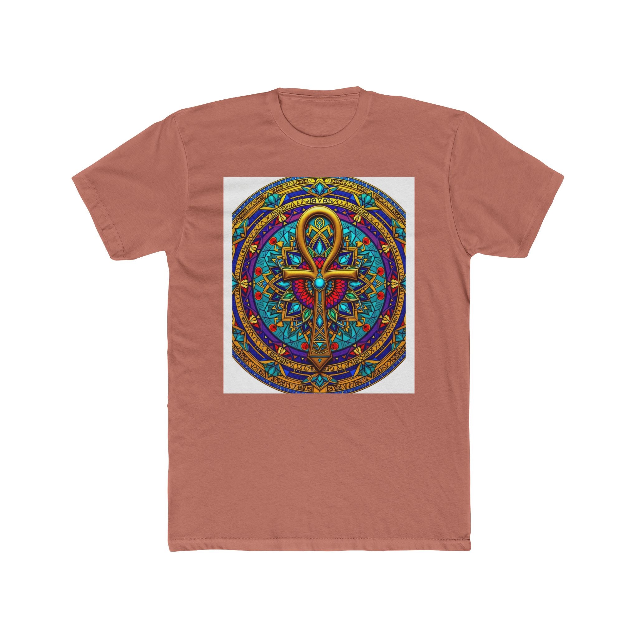 Mandala Ankh Colored - T-shirt