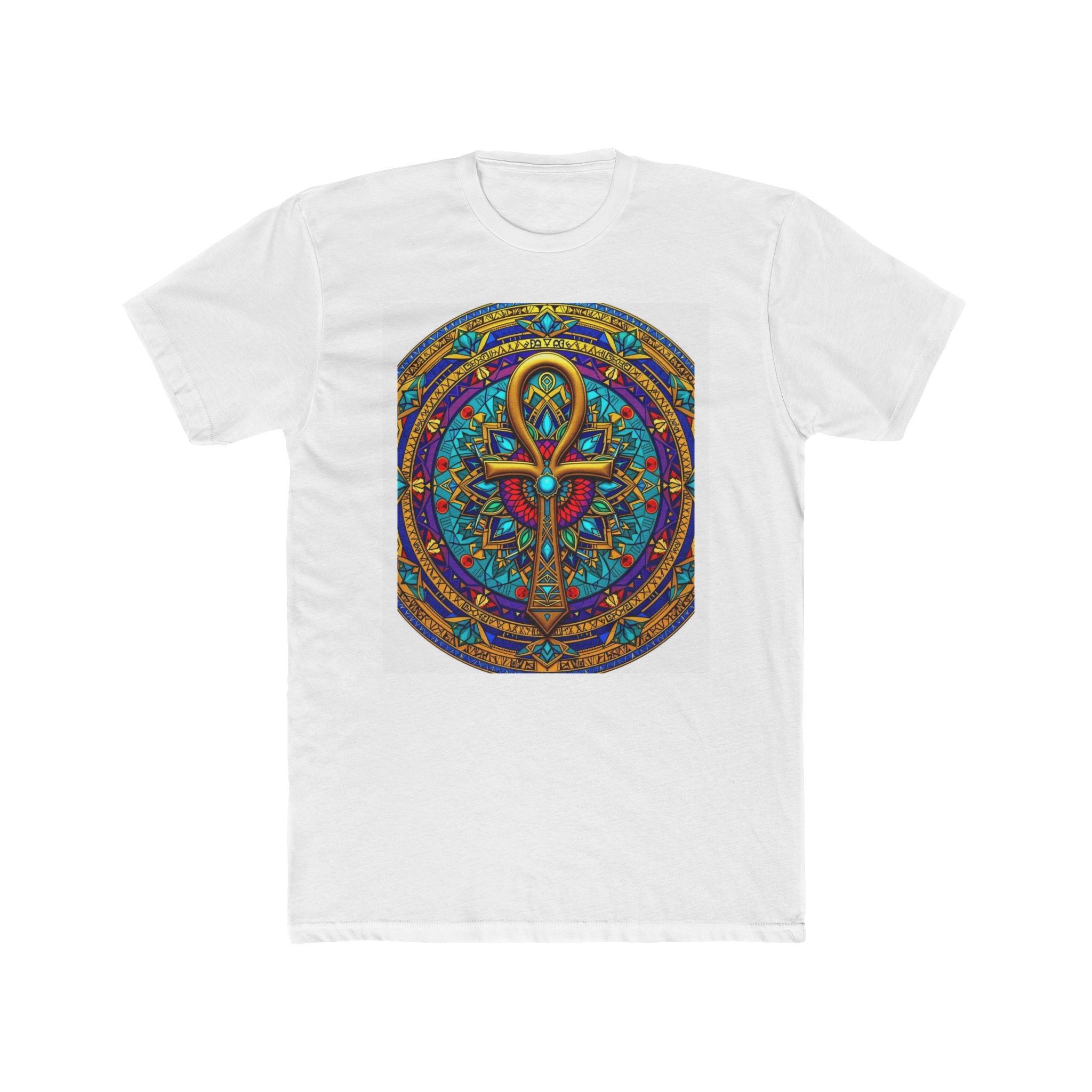Mandala Ankh Colored - T-shirt