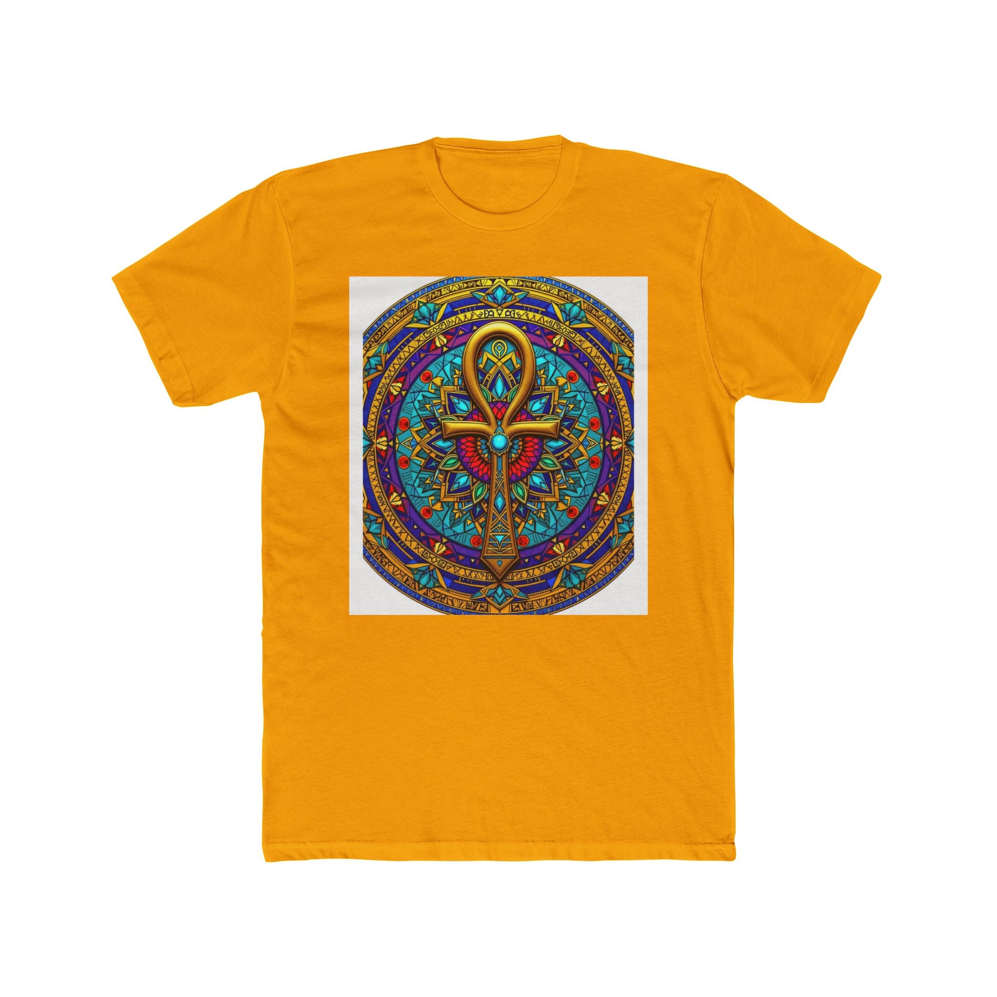 Mandala Ankh Colored - T-shirt