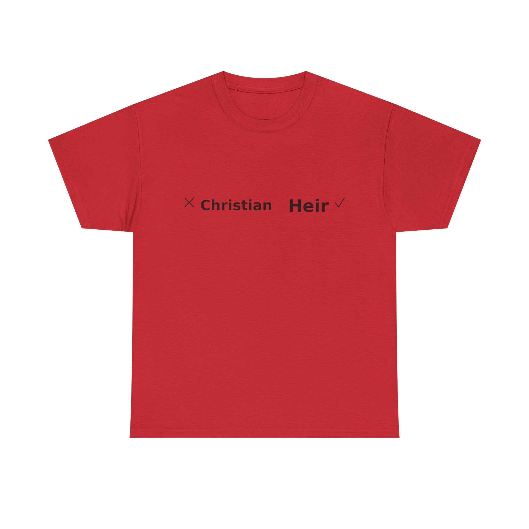 Christian Vs Heir - Visual Statement T-shirt