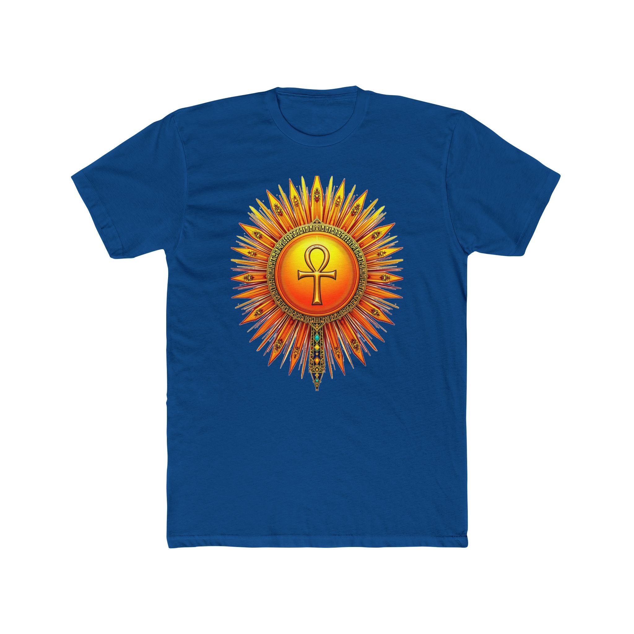 Sun Rays Ankh Colored - T-shirt
