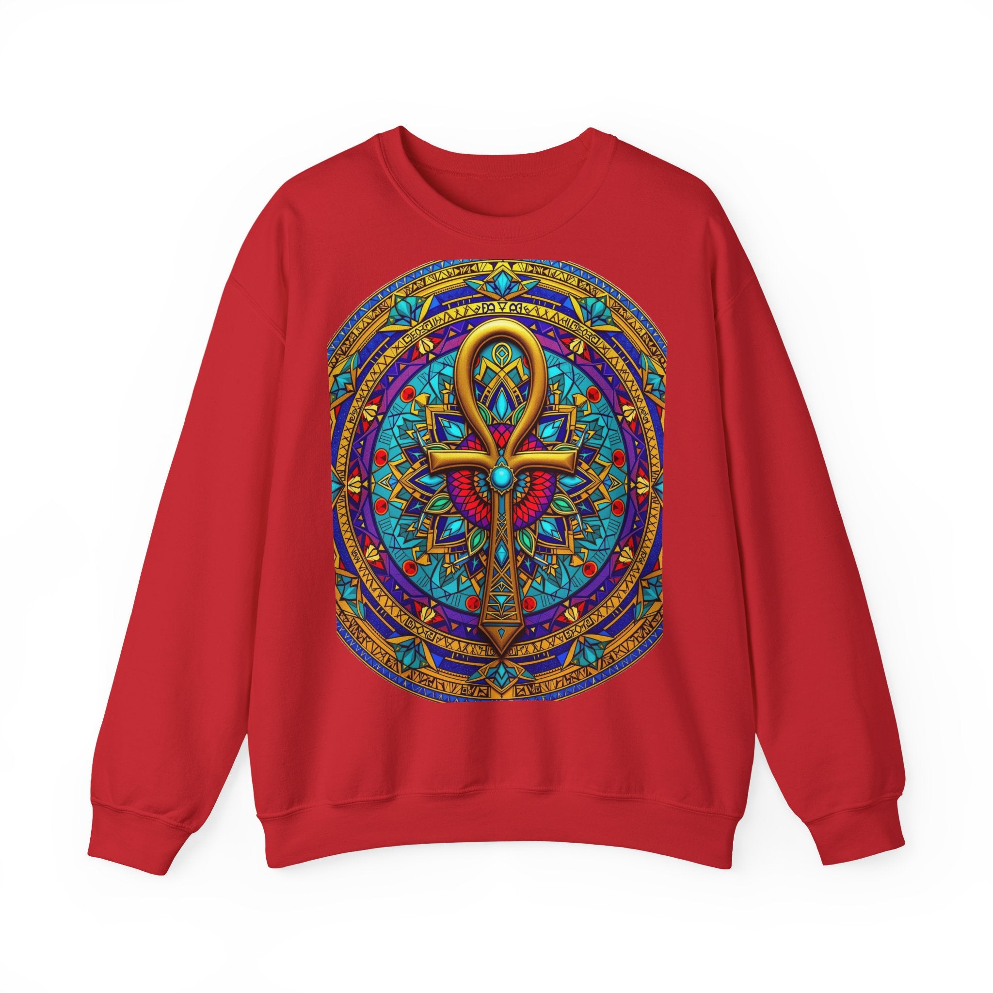 Mandala Ankh COLORED - Sweatshirt
